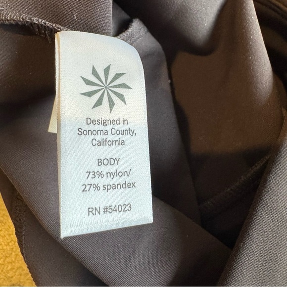 ATHLETA 870815-03 Stellar Espresso Brown High Rise Tight Leggings Zip pockets XS - Picture 9 of 11